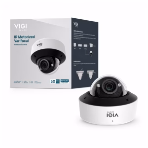 กล้องวงจรปิดโดมไอพี TP-Link VIGI InSight S245ZI 4MP Motorized Lens วางคู่กับกล่องผลิตภัณฑ์