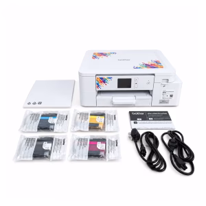 brother-sp1-sublimation-printer-1 เครื่องพิมพ์ซับลิเมชัน Brother SP-1 สีขาว พร้อมตลับหมึกแท้ 4 สี กระดาษซับลิเมชัน สายไฟ และคู่มือการใช้งาน