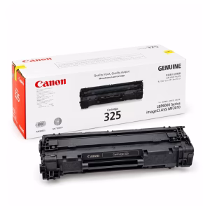 canon-cartridge-325-black-toner-1 ตลับหมึกเลเซอร์โทนเนอร์แท้ Canon Cartridge 325 สีดำ วางคู่กับกล่องบรรจุภัณฑ์ สำหรับ Canon LBP6000 Series และ imageCLASS MF3010