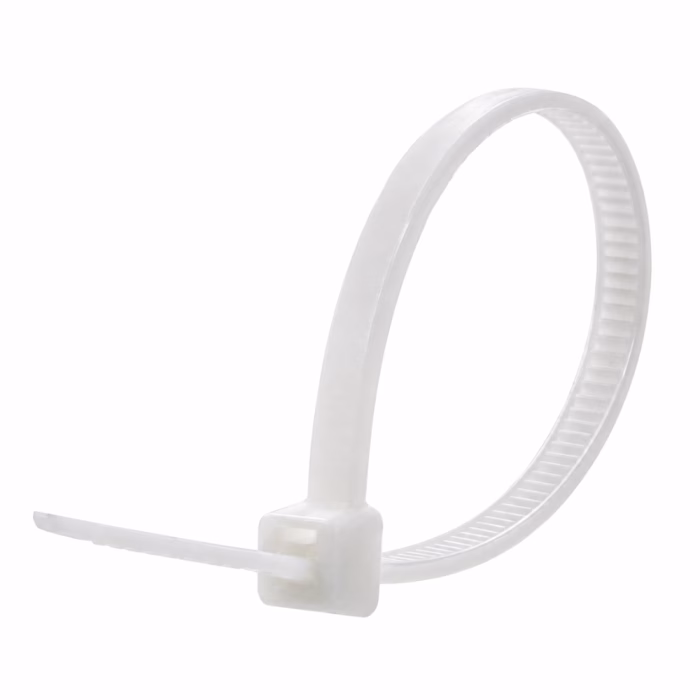โคลสอัพหัวล็อกสายรัดสายไฟไนลอน GLINK สีขาว ขนาด 4x150 มม. ฟันปลาล็อกแน่น Self-locking ร้านเควีซี คอมพิวเตอร์