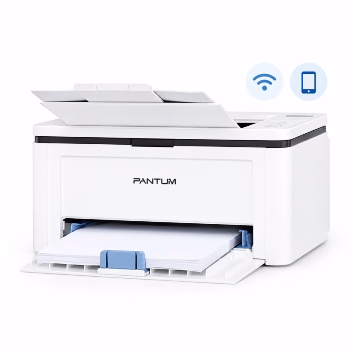 เครื่องพิมพ์เลเซอร์ขาวดำ Pantum BP2300W เปิดถาดใส่กระดาษพร้อมใช้งาน รองรับการสั่งพิมพ์ผ่าน Wi-Fi และสมาร์ตโฟน
