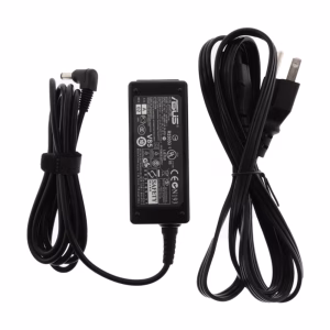 อะแดปเตอร์ชาร์จโน้ตบุ๊ก Asus PowerMax 12V 3A กำลังไฟ 35W หัวแจ็ค 4.8x1.7mm พร้อมสายไฟ AC ปลั๊ก 3 ขา