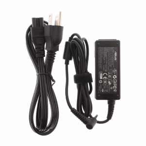 อะแดปเตอร์ชาร์จโน้ตบุ๊ก Asus PowerMax 19V 2.37A 45W หัวเล็ก 4.0x1.35mm พร้อมสายไฟ AC ปลั๊ก 3 ขา